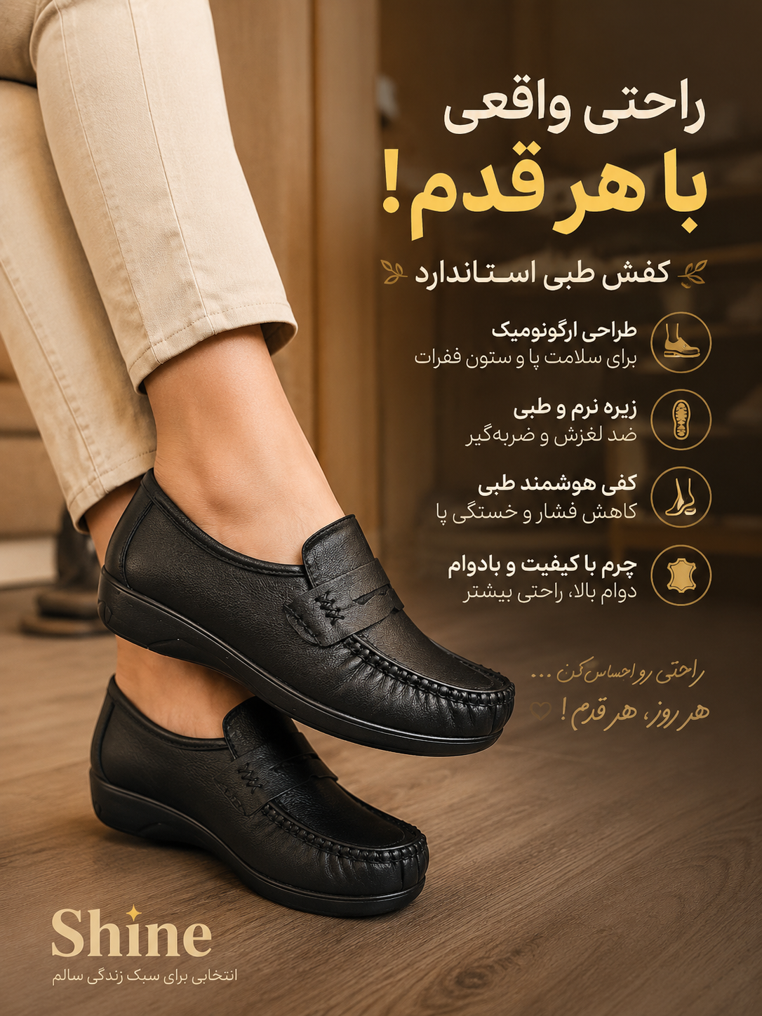 کفش طبی زنانه از سایز ۳۷الی۴۱